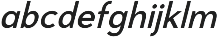 freshwost Italic otf (400) Font LOWERCASE