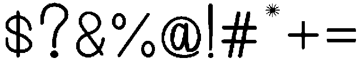 friday otf (400) Font OTHER CHARS