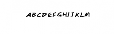 Free handwriting-Handwritten Font Font UPPERCASE