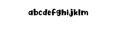 Fresh Banana.ttf Font LOWERCASE