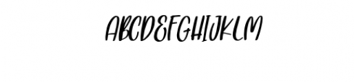 Fresh Love Italic.otf Font UPPERCASE