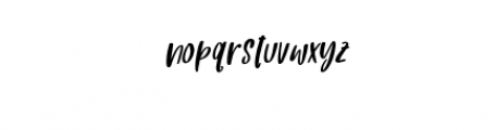 Fresh Love Italic.otf Font LOWERCASE