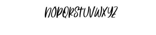 Fresh Love Italic.ttf Font UPPERCASE