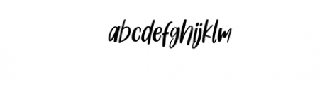 Fresh Love Italic.ttf Font LOWERCASE