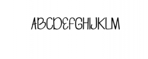 freebird.otf Font UPPERCASE