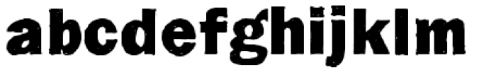 Franklin Gothic Hand Bold Font LOWERCASE