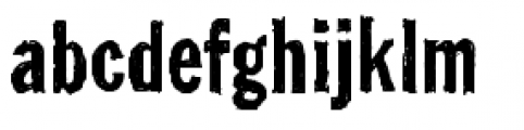 Franklin Gothic Hand Condensed Regular Font LOWERCASE
