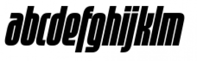 Freeman Italic Font LOWERCASE
