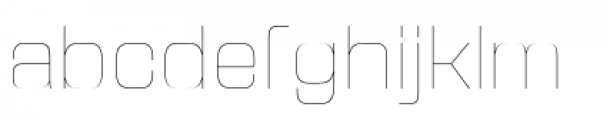 From The Stars UltraLight Font LOWERCASE