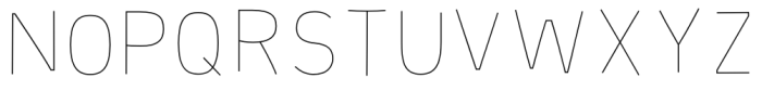 Fruitos R Line Font LOWERCASE