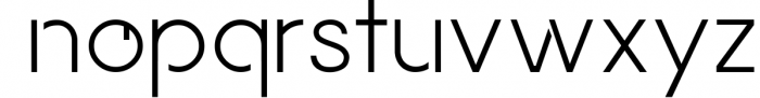 Fractal - futuristic minimal font Font LOWERCASE