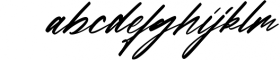 Francestha Super Slanted Signature Font Font LOWERCASE