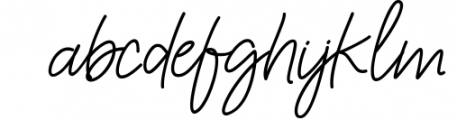 Frichilla Handwritten Script Font Font LOWERCASE