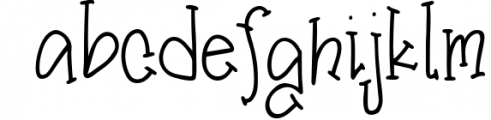 Frozen Margarita - a Quirky Handwritten Font Font LOWERCASE