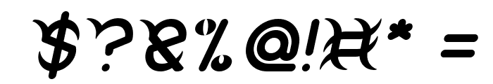 FRANKENSTEIN MONSTER Italic Font OTHER CHARS