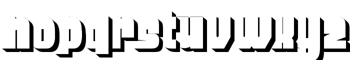 FROS BOLD Shadow Font LOWERCASE