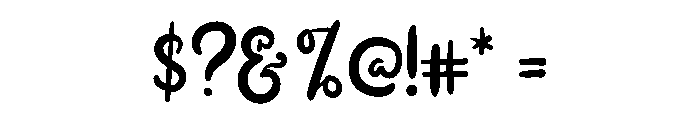 FROZENZONKRegular Font OTHER CHARS