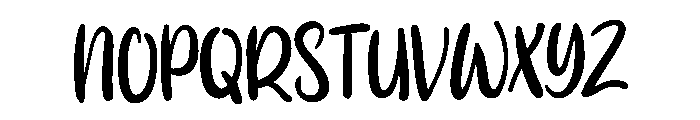 FROZENZONKRegular Font UPPERCASE