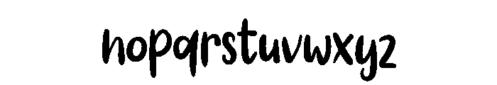 FROZENZONKRegular Font LOWERCASE
