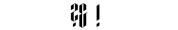 Fracmetrica-Black Font OTHER CHARS
