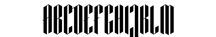 Fracmetrica-Black Font UPPERCASE