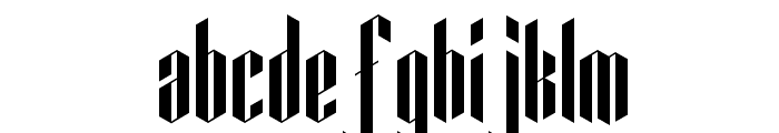 Fracmetrica-Black Font LOWERCASE