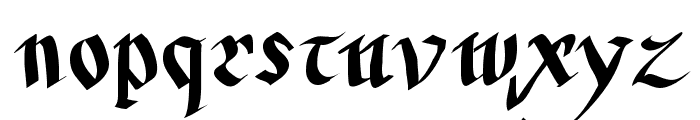 FracturiaSketched Font LOWERCASE