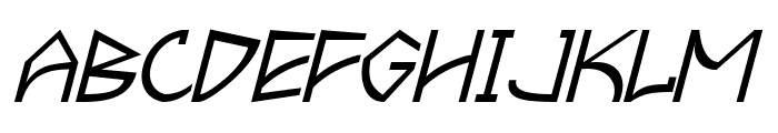 Fractyl Italic Font UPPERCASE
