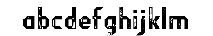 FragileBombersAttack-Regular Font LOWERCASE