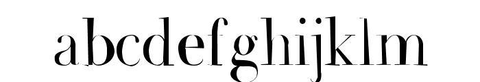 FrailLight Font LOWERCASE