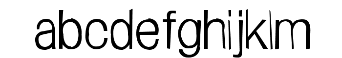 FrailSansLight Font LOWERCASE