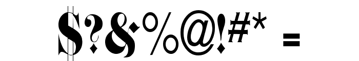 Fraktur Plain Font OTHER CHARS