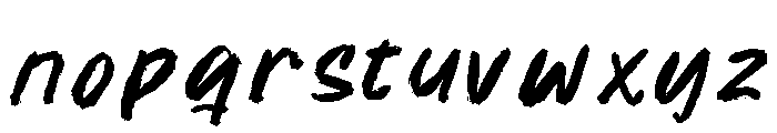 Frames Jurney Font LOWERCASE
