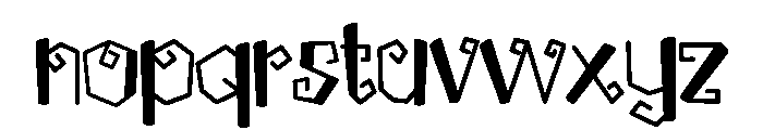 FranQiez Font LOWERCASE