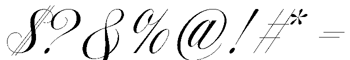 FrancyTiguan Font OTHER CHARS