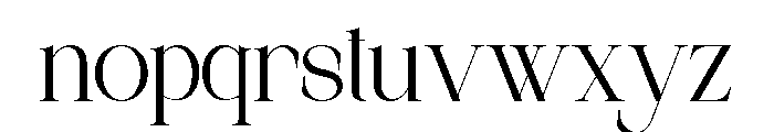 Franiva Font LOWERCASE