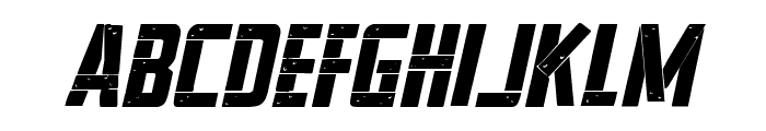 Frank-n-Plank Bold Italic Font LOWERCASE