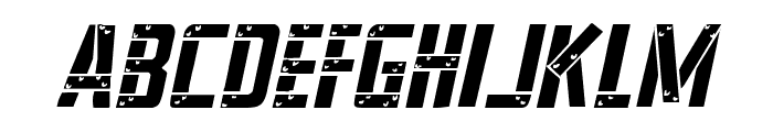 Frank-n-Plank Light Italic Font LOWERCASE