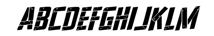 Frank-n-Plank Rotalic Font LOWERCASE