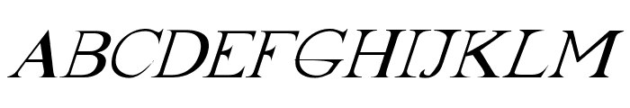 FrankTimes Italic Font UPPERCASE