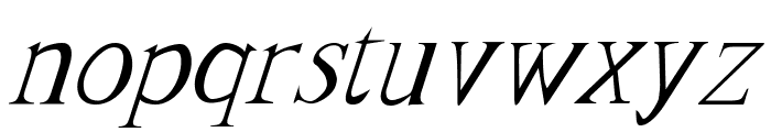 FrankTimes Italic Font LOWERCASE