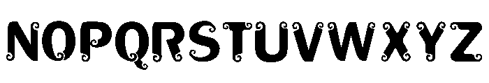 Franklin Goes to Java Font UPPERCASE