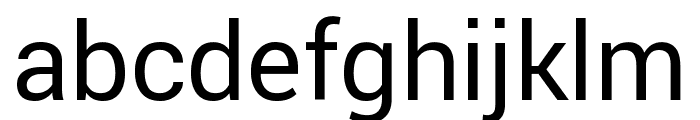 Franko Regular Font LOWERCASE