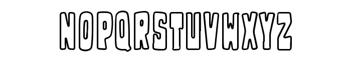 Franky Outline Font LOWERCASE