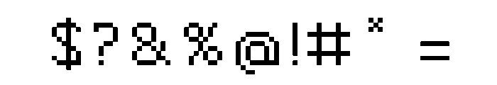 Fraud Font OTHER CHARS