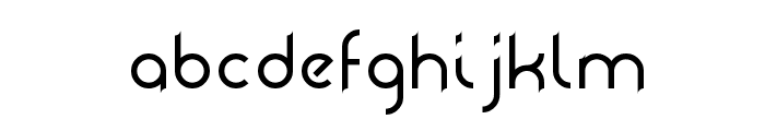 Frazzed Font LOWERCASE