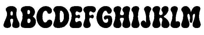 Freak Sheet Regular Font UPPERCASE
