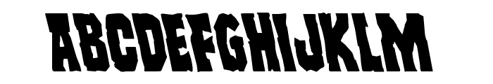 Freakfinder Leftalic Font UPPERCASE