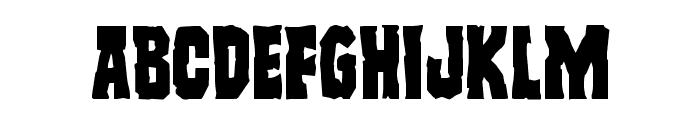 Freakfinder Staggered Font LOWERCASE