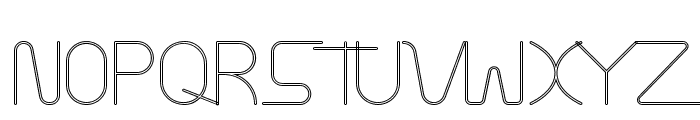 Freakouts Demo Outline Font UPPERCASE